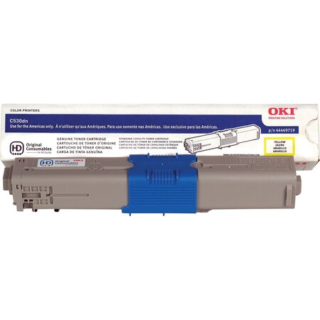 Oki Oki Yellow Toner For C531Dn, Mc562W, C530Dn, Mc561 - Type C17 - 5K 44469719